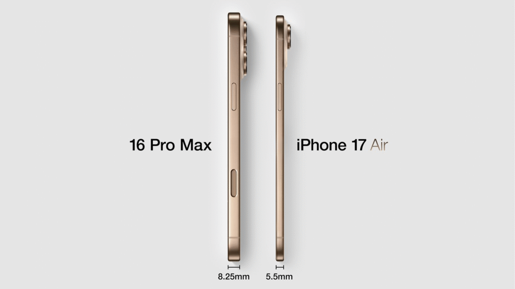 A Apple decidiu aposentar a linha "Plus", substituindo-a pelo iPhone 17 Air,..